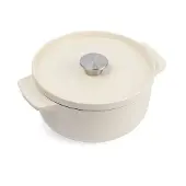 KitchenAid Valurautapata 22 cm, 3,3 litraa, almond cream