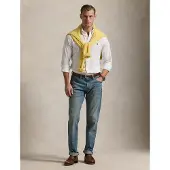Ralph Lauren Custom Fit Seersucker Shirt - White - L