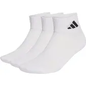 Adidas Urheilusukat 'CUSHIONED ANKLE SOCKS 3 PAIR' musta / valkoinen