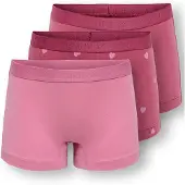 Kids Only Kmglola 3-Pack Logo Hipster Acc - Pink - 110