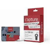 Capture 12mm x 8m Black on Transparent Tape (W127032262)
