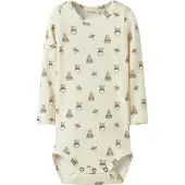 Lil´ Atelier Potkuhousut/body 'NBNGavo' kerma / ruskea / harmaa