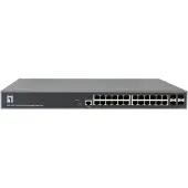 LevelOne GTL-2885, Hallittu, L3, Gigabit Ethernet (10/100/1000), Telineasennus
