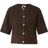 Pieces Pcsilly Ss O-Neck Knit Cardigan Noos Bc - Brown - XXL