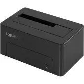Logilink QP0027, HDD, SSD, SATA, Serial ATA II, Serial ATA III, 2.5,3.5", USB 3.2 Gen 2 (3.1 Gen 2) Type-C, Musta, 10 Gbit/s