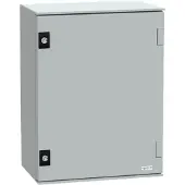 APC ELECTRIC THALASSA PLM SEINÄKAAPPI LASIKUITUVAHVISTEINEN POLYESTERI 430X330X200 KXLXS IP66 RAL7035 (NSYPLM43G)