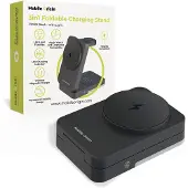 Mobile Origin PW28 3in1 Foldable Charging Stand with light - Black