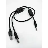 Silex E1414, 0,5 m, 2 x USB A, Musta