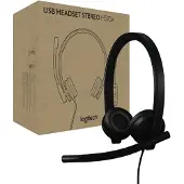 Logitech H570e - Kuulokkeet - korvalla - langallinen - USB-C - Sertifioitu Microsoft Teamsille