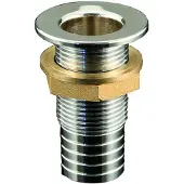 Oem Marine 3/4´´ Kromattu Messinki Läpivienti