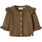 Lil´ Atelier Nbfkopa Ls Knit Card Lil - Brown - 74