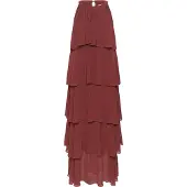 Cream Cramaya Dress - Burgundy - 36