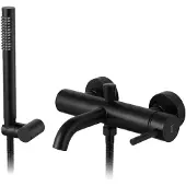 REA LUNGO BATH TAP musta
