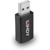 Lindy 71263, USB Type A, USB Type A, Musta