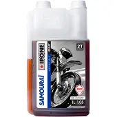 Ipone Samourai Racing 2T strawberry smell 1L moottoriöljy