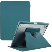 SKALO PU-nahkainen kääntyvä jalusta Kotelo sopii iPad Air 11" M4 (2026) - Vihreä
