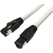 Microconnect S/FTP Cat8.1 suojattu laitekaapeli, 10m, valkoinen