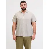 Jack & Jones Breeze Linen Plus Size Lyhythihainen Paita