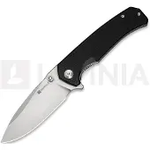 SENCUT Skarnax S24025-1 Satin 9Cr18MoV, Black G10, pocket knife