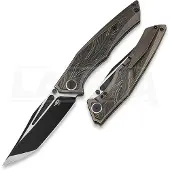 Bestech Togatta - Blackwash + Satin - Titanium + G10 kääntöveitsi