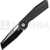 Vosteed Xeno - Blackwash + Satin - Titanium kääntöveitsi, musta
