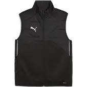 Puma Liivi Teamwinter - Musta/valkoinen, koko Large