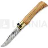 Old Bear Classical Olive M, Damascus DS93X, 9305-19-LU pocket knife