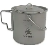 Pathfinder PTH201 Titanium Bush Pot 1100 ml, pot with lid