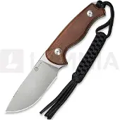 CIVIVI Timberbark C23094-4 Satin 14C28N Guibourtia Wood, fixed knife