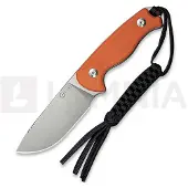 CIVIVI Timberbark C23094-2 Satin 14C28N, Orange G10, fixed knife
