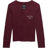 Superdry Athletic Button Down Pitkähihainen T-paita