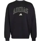 Adidas Urheilullinen collegepaita 'Coll' musta / valkoinen