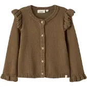 Lil´ Atelier Nmfkopa Ls Knit Card Lil - Brown - 104