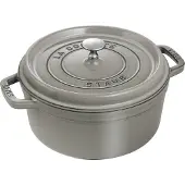 Staub Pyöreä pata 5,2 L Harmaa