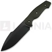 Kunwu Knives Stiffy G. - Teflon - Micarta veitsi, oliivinvihreä