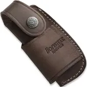Lionsteel Vertical/Horizontal Leather Sheath, ruskea