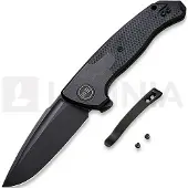 We Knife Press Check Framelock Black