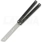 Squid Industries Carbon Fiber Nautilus V2 perhosveitsi harjoitteluun, musta
