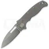 Demko Knives AD20.5 3V Slicer Shark kääntöveitsi, Smooth Titanium