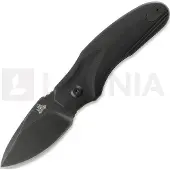 Twisted Assisted Fortis Drop Point kääntöveitsi, Black G-10, Blackwash