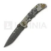 Spartan Blades Harsey Folder Damascus Long Gunner Edition kääntöveitsi