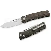 Lionsteel NiNi - Full Scale - Green Canvas Micarta kääntöveitsi