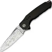 Bestech Nyxie - Damasteel - Titanium, musta