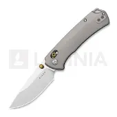 Kizer Cutlery T1 CD M390 kääntöveitsi, Gray Titanium, Satin