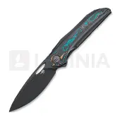 Bestech Senu - PVD - Titanium w/Camo CF kääntöveitsi