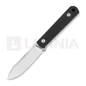 Böker Germany BFF Packlite 120749 Black Richlite, fixed knife, Lucas Burnley Design