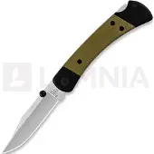Buck 110 Hunter Sport Pro 0110GRS5 Satin BOS S30V, Green Micarta, pocket knife