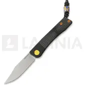 Tactile Knife Bexar - Stonewash - Titanium kääntöveitsi, Groove + Cerakote
