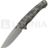 MK Knives & Tools Ingeni MT Camo kääntöveitsi, Grey/Shadow Brown Titanium