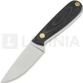 Brisa Necker 70 Full Flat Kydex kaulaveitsi, musta
